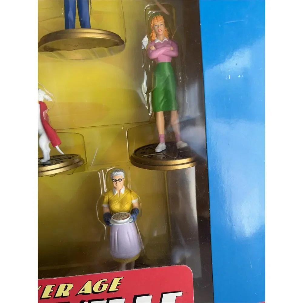 The Silver Age Smallville 7 Piece PVC Set DC Direct NEW